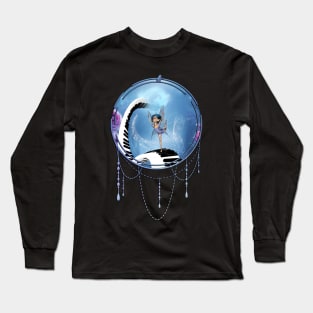 Dancing in the moonlight on the piano Long Sleeve T-Shirt